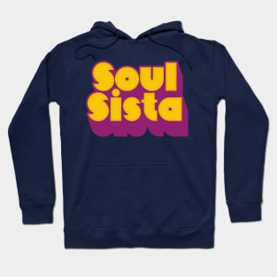 Soul Sista //// Retro Soul Music Fan Design Hoodie